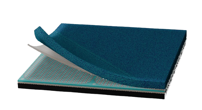 Sensor with finished flooring